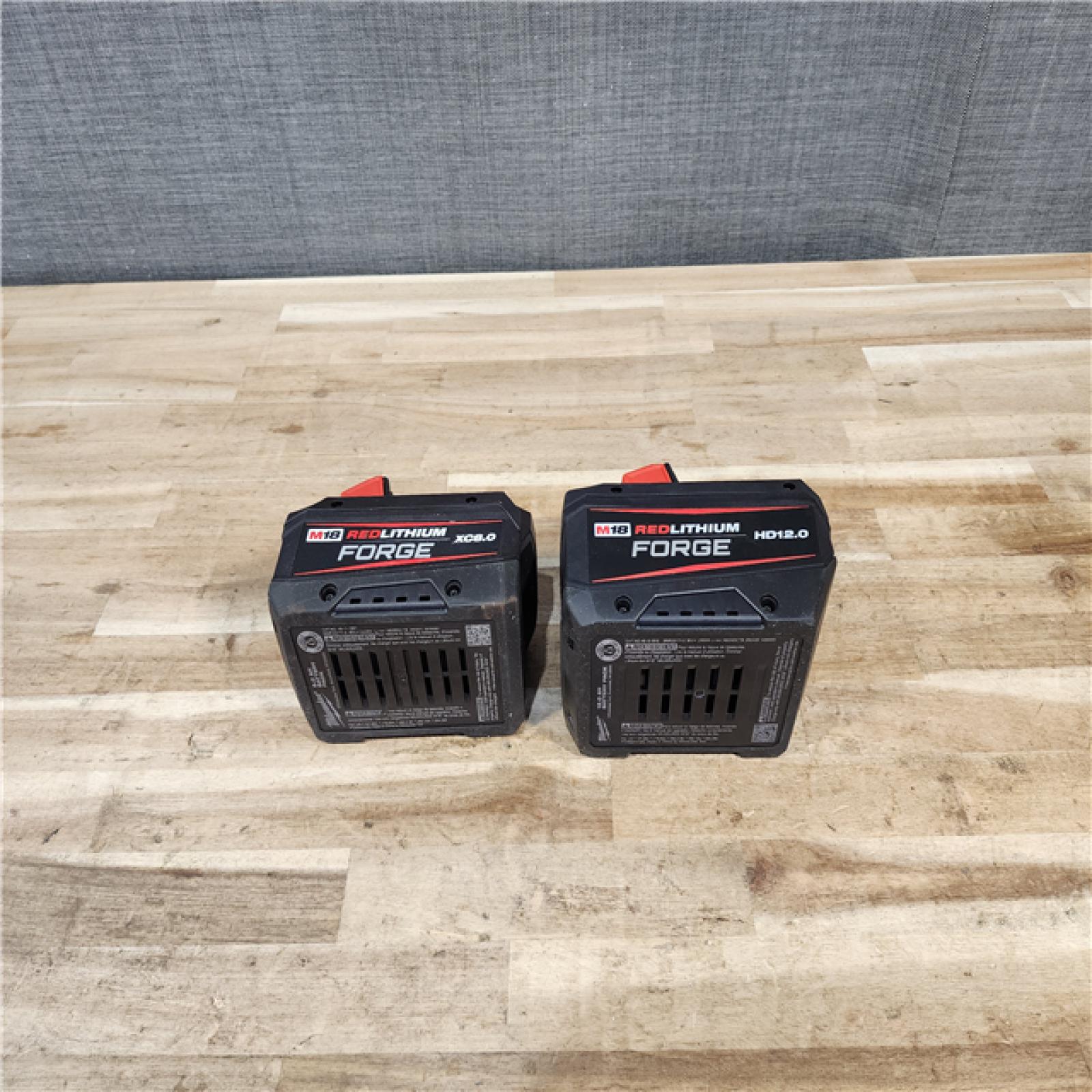 HOUSTON LOCATION - AS-IS MILWAUKEE FORGE BATTERY PACK QTY - 2