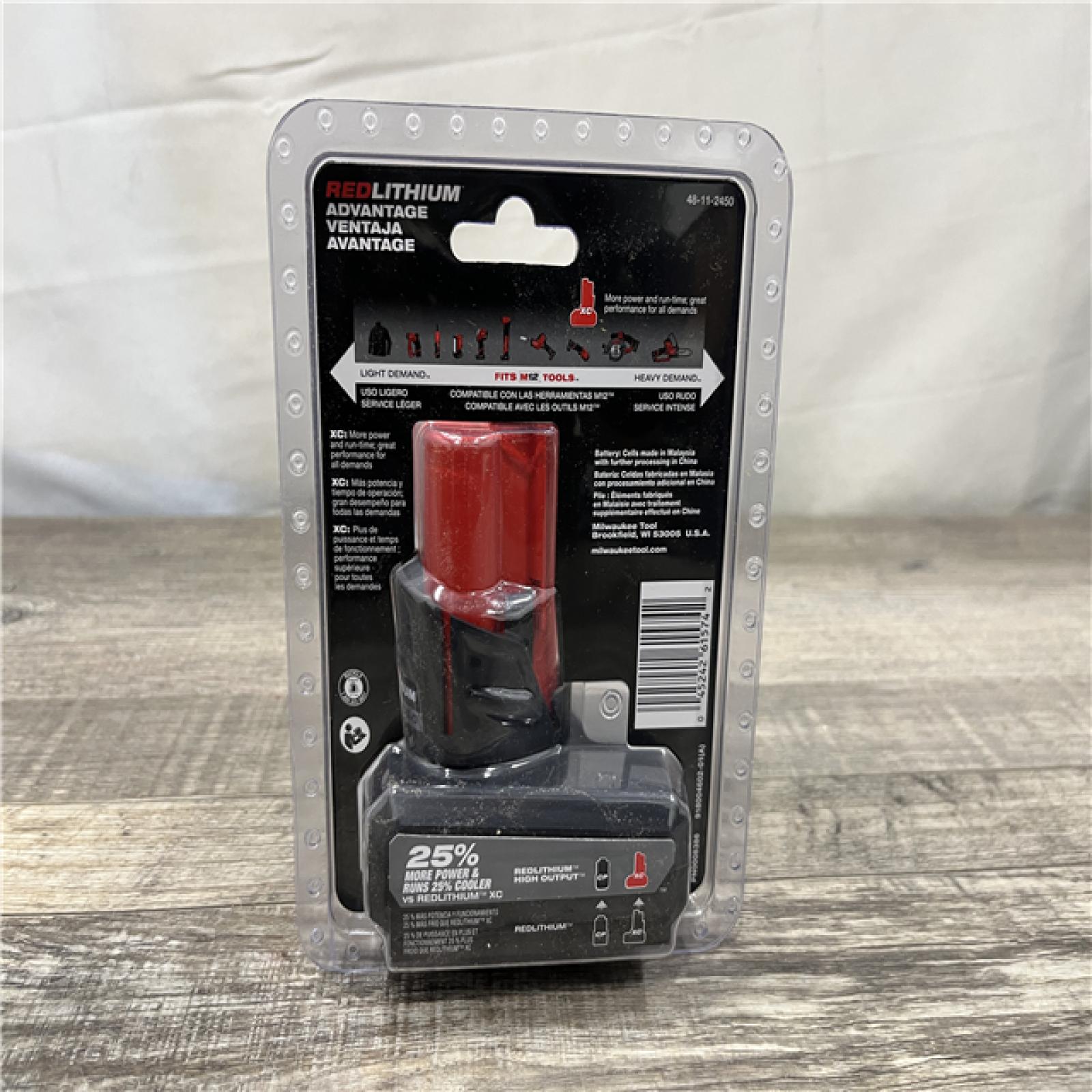 NEW -Milwaukee 12-Volt Lithium-Ion XC High Output 5.0 Ah Battery Pack