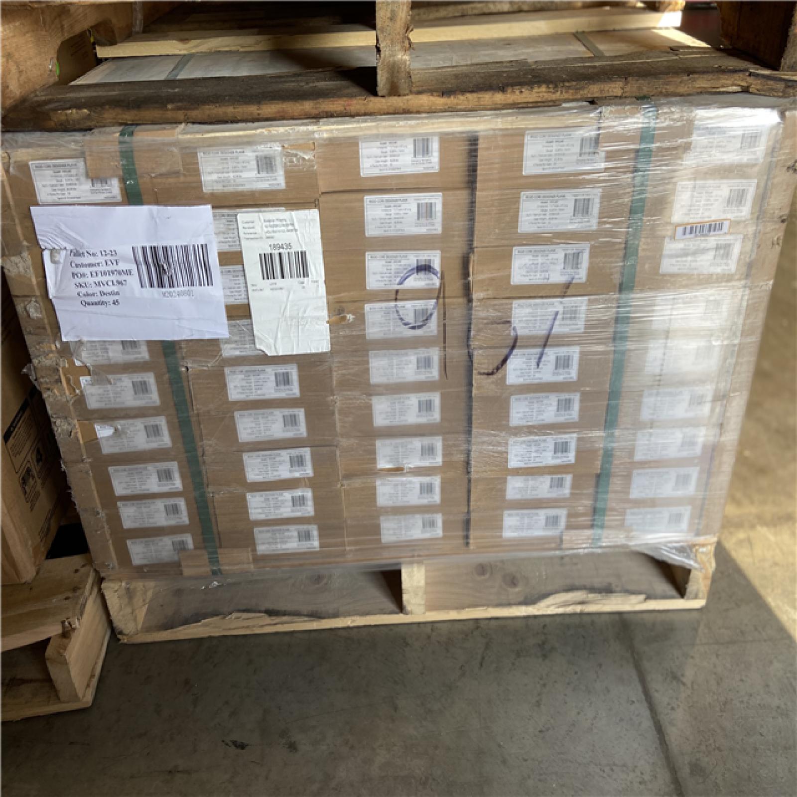 DALLAS LOCATION - Malibu Wide Plank French Oak Destin 12 MIL 7.2 in. x 48 in. Click Lock Waterproof Luxury Vinyl Plank Flooring (23.9 sq. ft./case) PALLET -(36 UNITS)