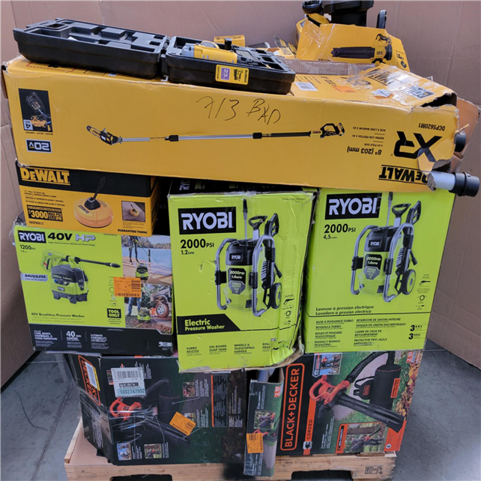 CALIFORNIA AS-IS TOOL PALLET