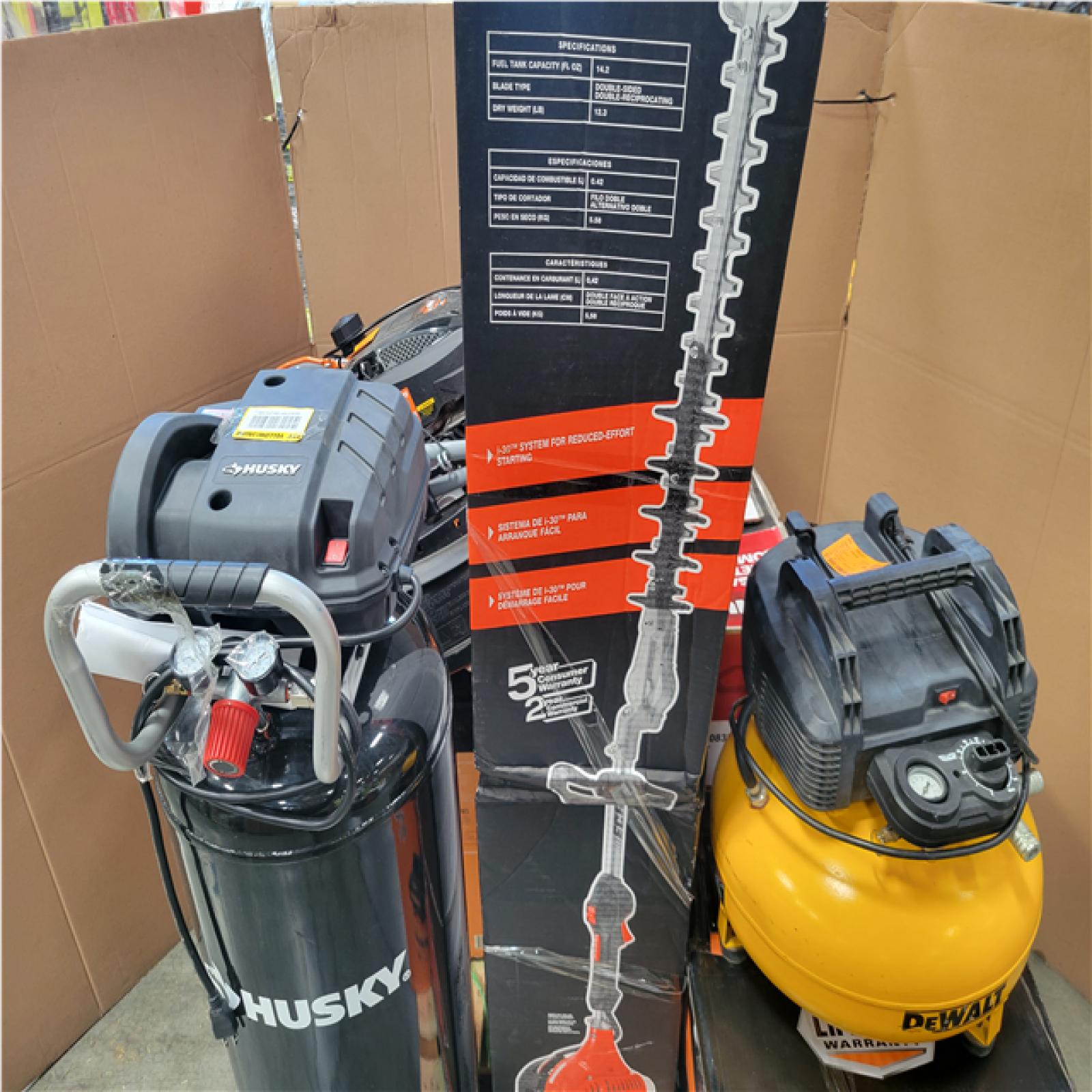 CALIFORNIA AS-IS OUTDOOR POWER EQUIPMENT
