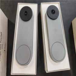 Phoenix AS-IS Google Nest Doorbell (Wired  3rd Gen) - Smart Wi-Fi Video Doorbell Camera (2-Pack)