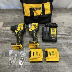 AS-IS DEWALT ATOMIC 20-Volt MAX Lithium-Ion Cordless Combo Kit