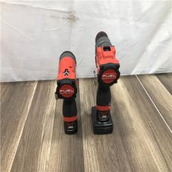 AS-IS Milwaukee FUEL 12-Volt Lithium-Ion Brushless Cordless Hammer Drill and Impact Driver Combo Kit
