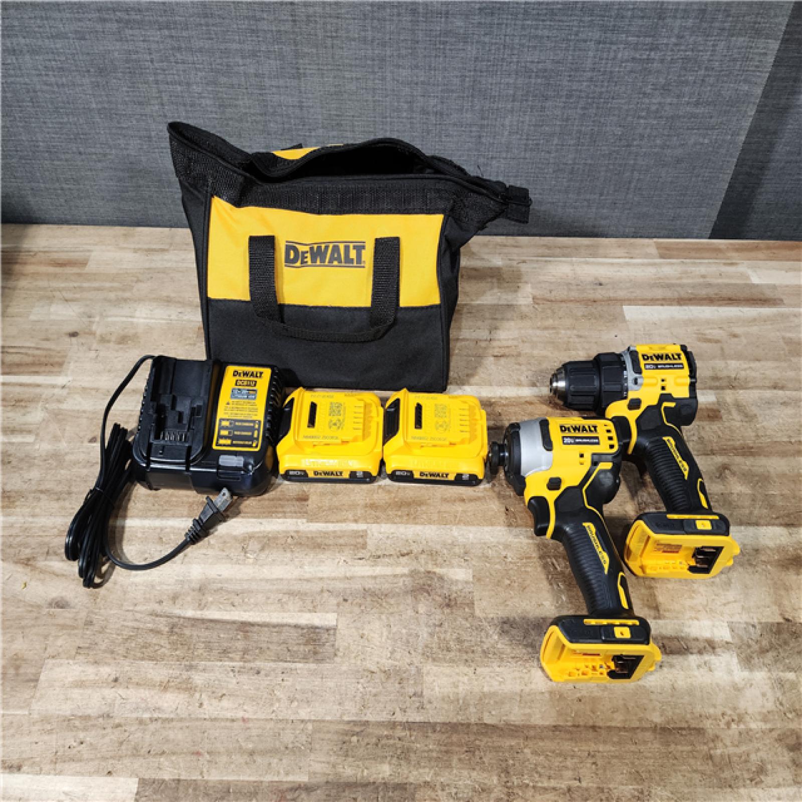 HOUSTON LOCATION - AS - IS DEWALT ATOMIC 20-Volt MAX Lithium-Ion Cordless Combo Kit