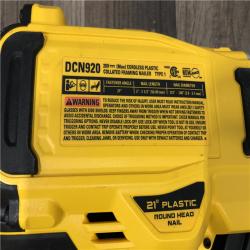 AS-IS DEWALT 20-Volt 21° Cordless Framing Nailer (Tool-Only)