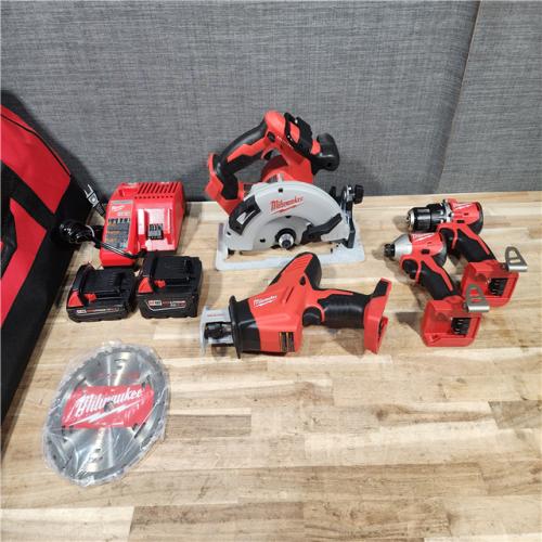 HOUSTON LOCATION - AS-IS Milwaukee M18 4-Tool Combo Kit