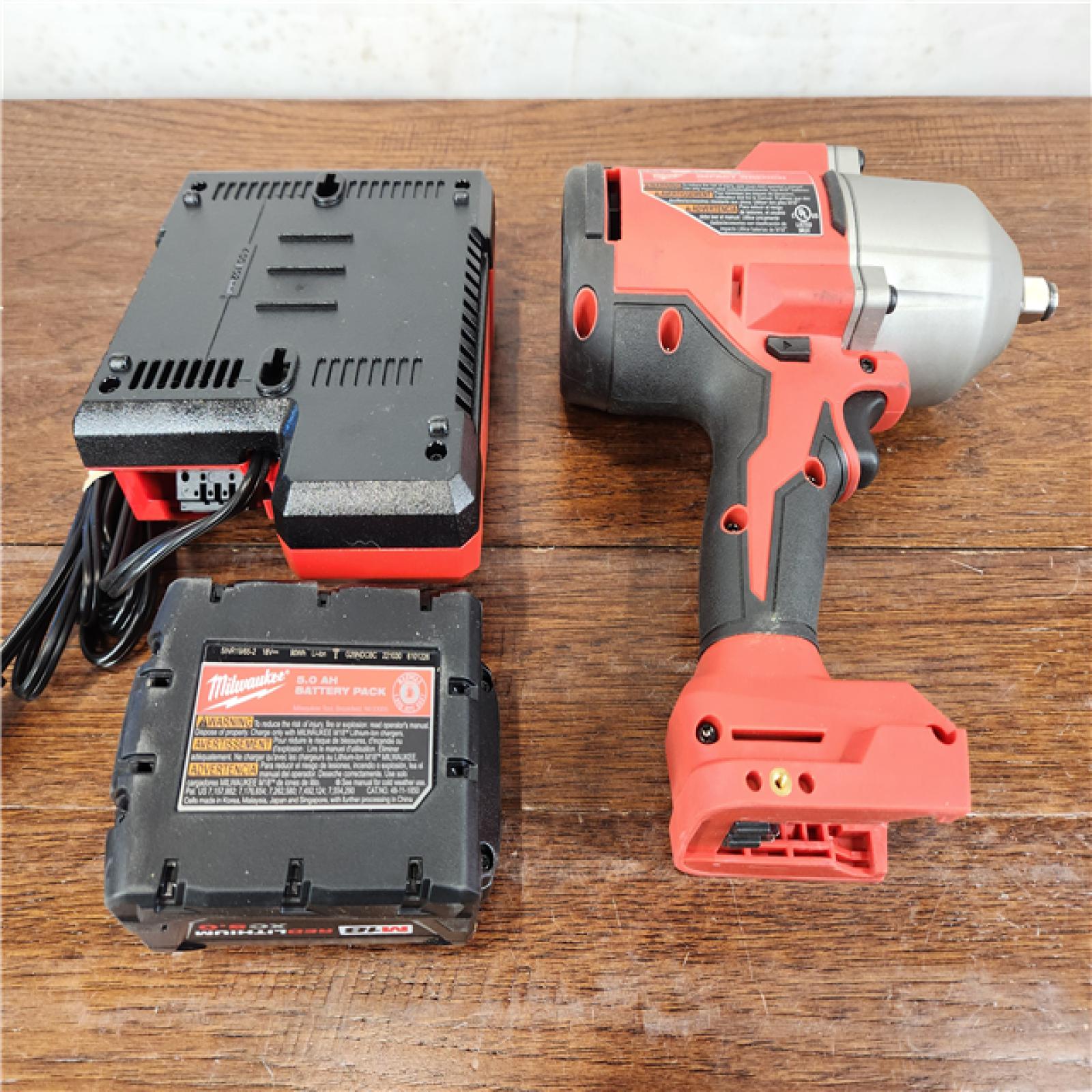 AS-IS Milwaukee M18 Brushless Cordless 1/2 High Torque Impact Wrench with Friction Ring Kit