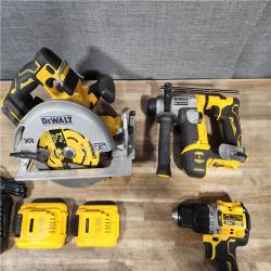 HOUSTON LOCATION - AS-IS DEWALT 3 TOOL COMBO KIT W/ (2) BATTERY & CHARGER