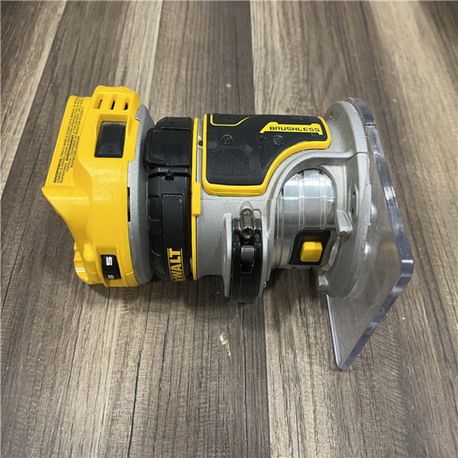 AS-IS DEWALT 20V MAX XR Lithium-Ion Brushless Cordless Compact Router (Tool Only)