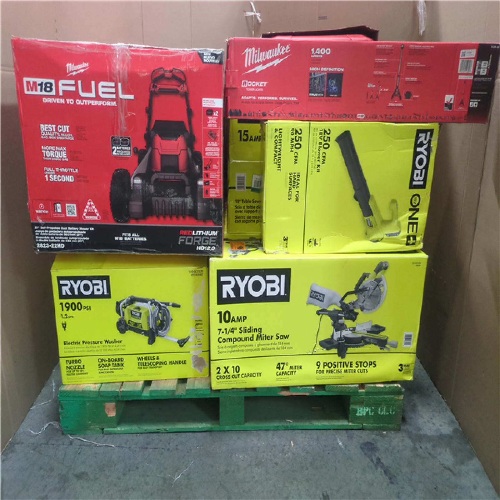 CALIFORNIA AS-IS TOOL PALLET