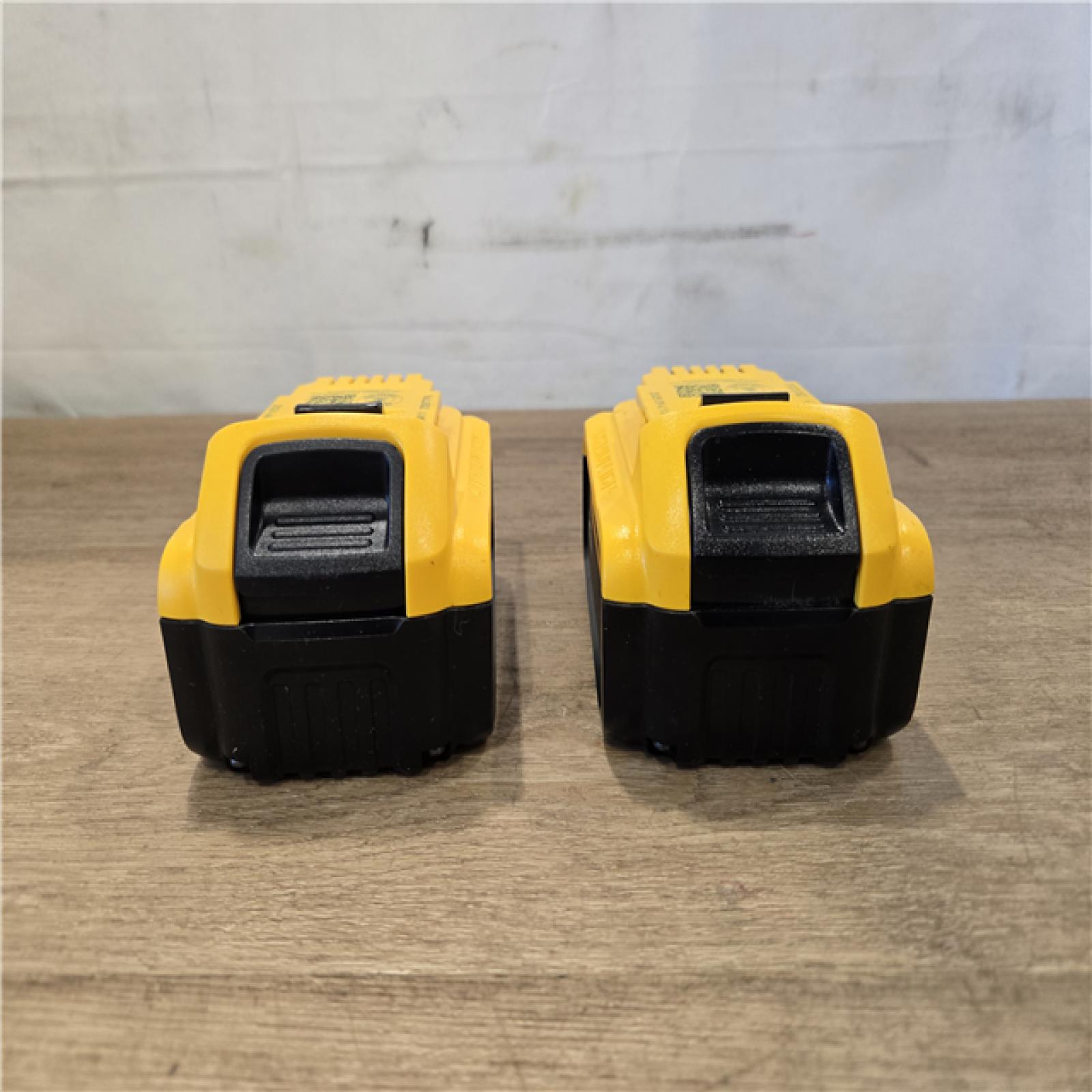 AS-IS DEWALT 20V MAX Lithium-Ion 5.0Ah Battery (2-Pack)