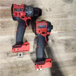 HOUSTON LOCATION - AS-IS Milwaukee FUEL 18V Lithium-Ion Brushless Cordless Hammer Drill and Impact Driver Combo Kit