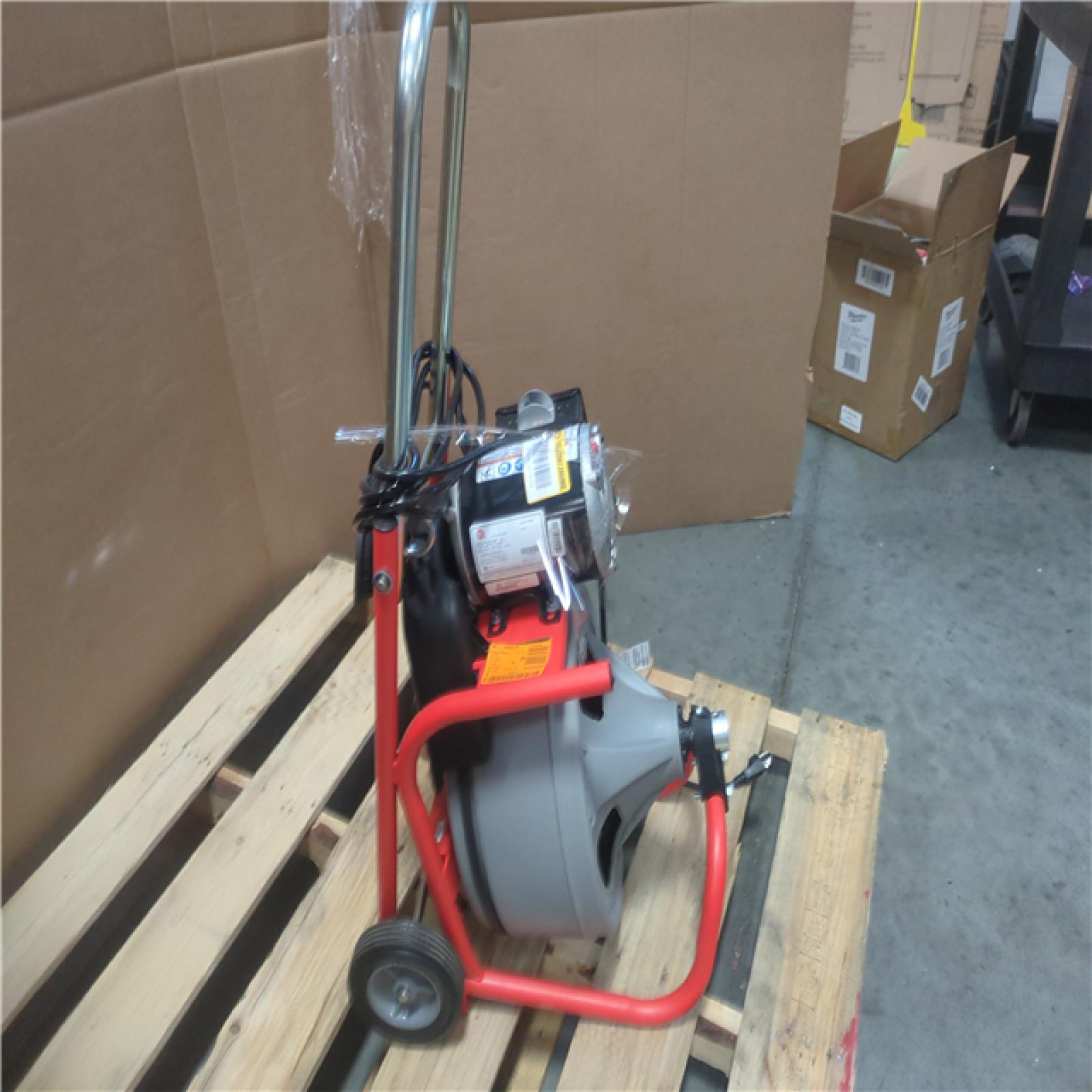 CALIFORNIA AS-IS Rigid K-400 Drain Cleaning Machine