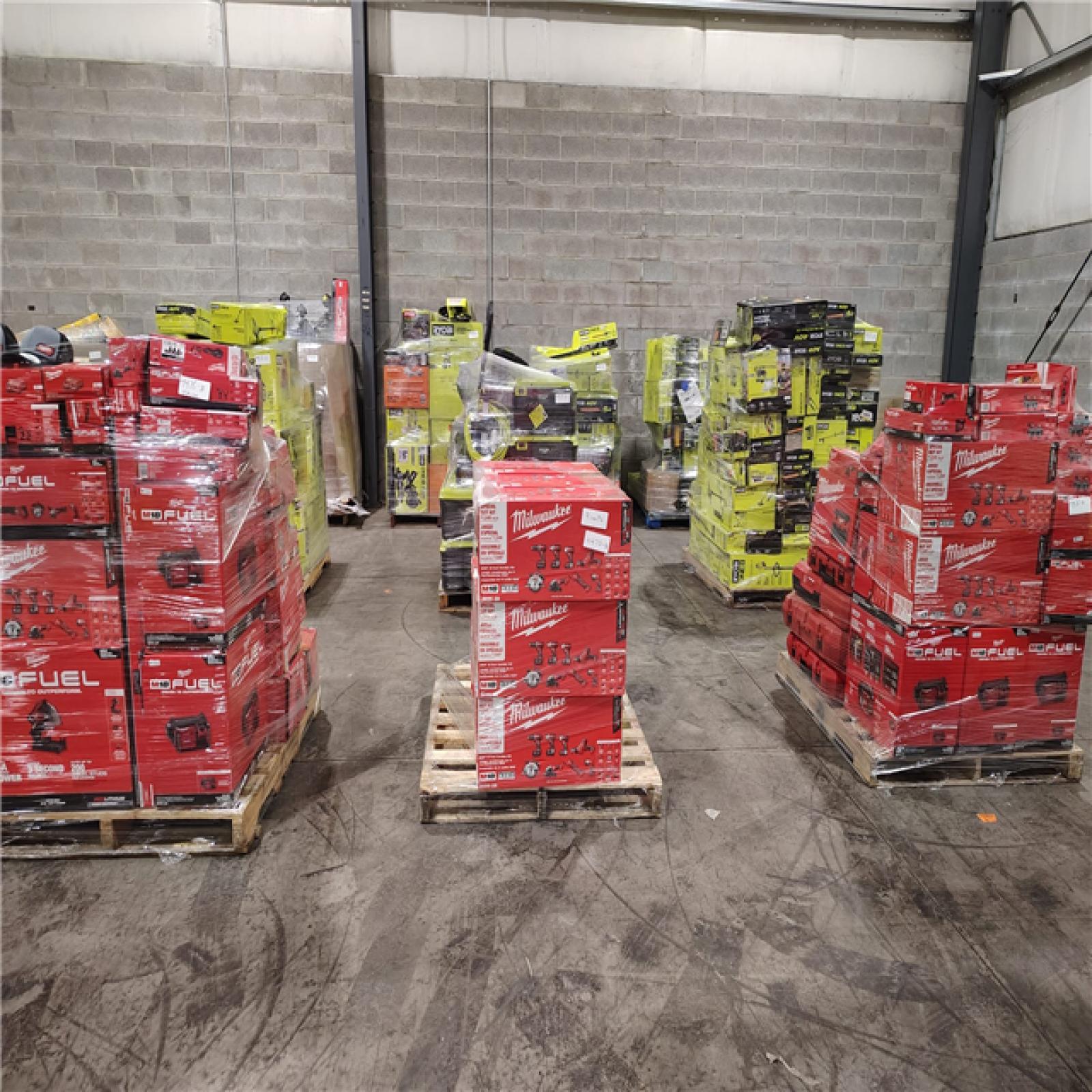 Pittston Location As-Is Power Tools Partial Truckload (10 Pallets) 4475-B