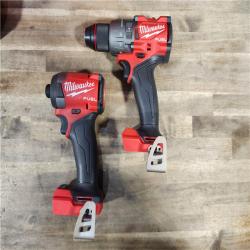 HOUSTON LOCATION - AS-IS MILWAUKEE FUEL 18V Lithium-Ion Brushless Cordless Hammer Drill and Impact Driver Combo Kit (2-Tool) with 2 Batteries