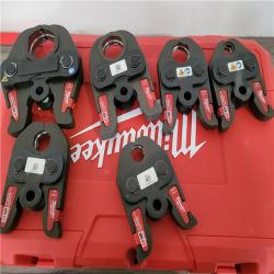 CALIFORNIA AS-IS MILWUAKEE FORCE LOGIC M18 PRESS TOOL KIT  INCLUDES (2) BATTERIES  CHRAGER & HARDCASE