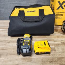 HOUSTON LOCATION - AS-IS DEWALT 20V MAX XR 16-Gauge Electric Cordless Angled Finishing Nailer Kit