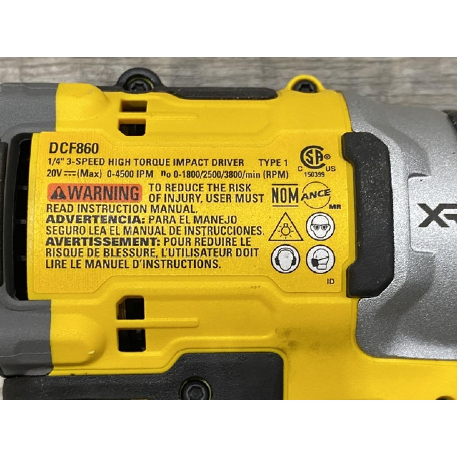 AS-IS DEWALT 20V XR Lithium-Ion Cordless 2-Tool Combo Kit