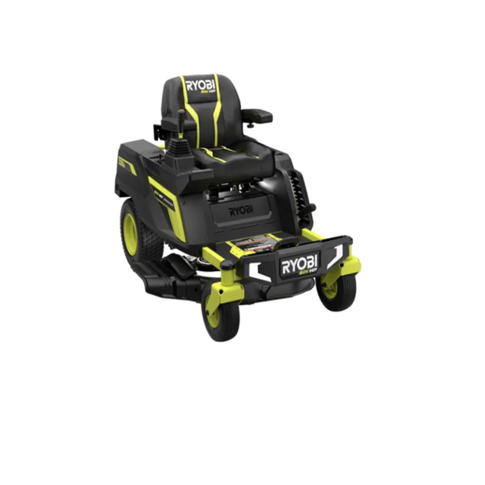 DALLAS LOCATION - RYOBI 80V HP Brushless 30 in. Battery Electric Cordless Zero Turn Riding Mower with (2) 80V 10 Ah Batteries and Charger