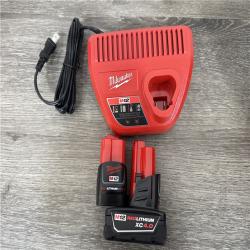 California AS-IS Milwaukee M12 Fuel 2-Tool Combo Kit  Includes (2) Batteries  Charger & Bag