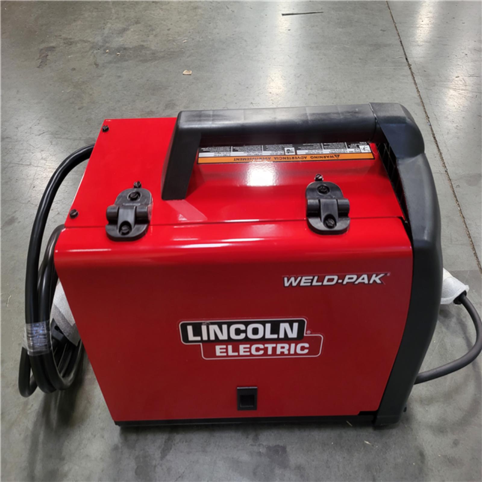 CALIFORNIA NEW LINCOLN ELECTRIC 180 I MP DV WELD PAK