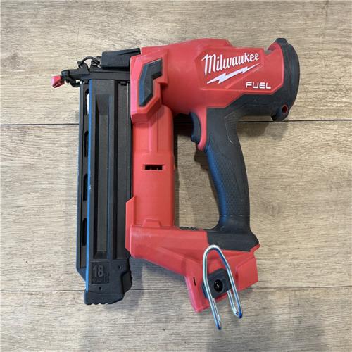 AS-IS Milwaukee FUEL 18-Volt Lithium-Ion Brushless Cordless Gen II 18-Gauge Brad Nailer (Tool-Only)