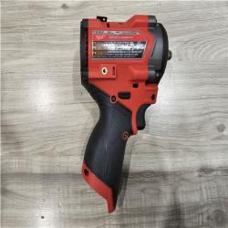 AS-IS Milwaukee FUEL 12V Lithium-Ion Brushless Cordless Stubby 3/8 in. Impact Wrench (Tool-Only)