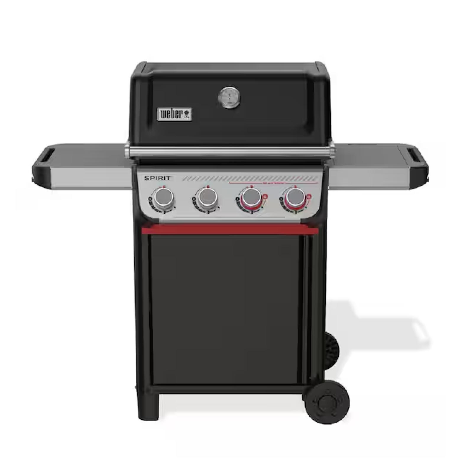 DALLAS LOCATION - Weber Spirit SB-E-425 4-Burner Liquid Propane Gas Grill in Black with Sear Zone and Weber Works Compatibility