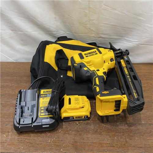 AS-IS DeWalt DCN660D1 20V 16 Gauge Cordless Angled Finish Nailer Kit W/ 2Ah Battery