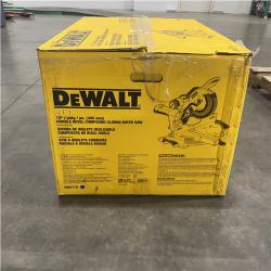 As-Is- DeWalt 15 Amps 12 in. Corded Dual-Bevel Sliding Compound Miter Saw
