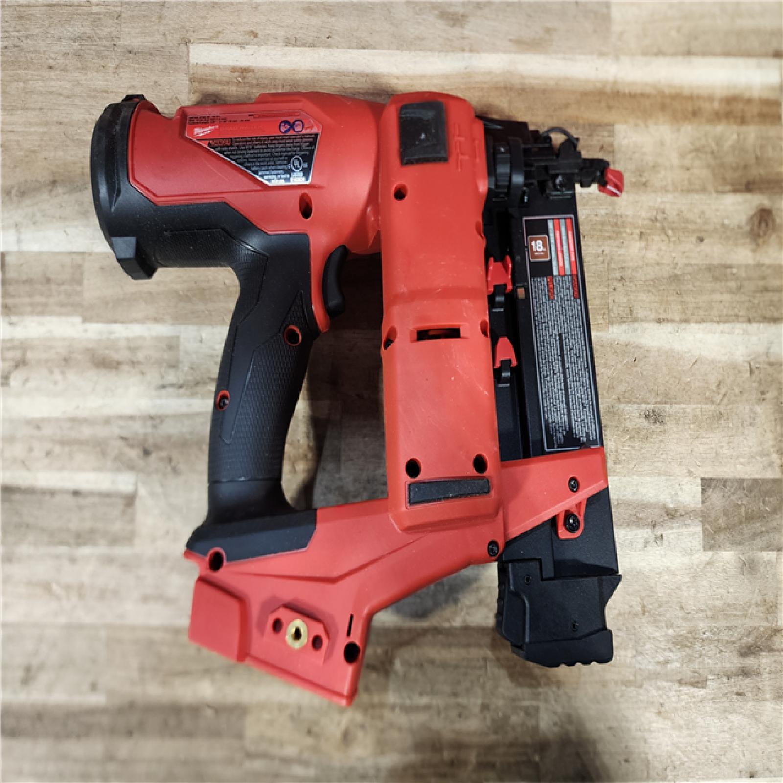 HOUSTON LOCATION - AS-IS Milwaukee FUEL 18-Volt Lithium-Ion Brushless Cordless Gen II 18-Gauge Brad Nailer (Tool-Only)