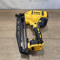 AS-IS DEWALT 20V MAX XR 16-Gauge Electric Cordless Angled Finishing Nailer Kit