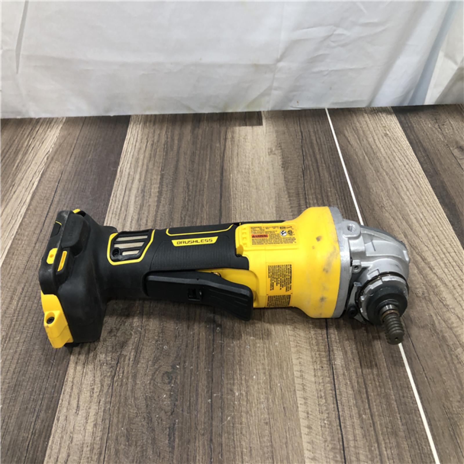 AS-IS  DEWALT 20V XR Cordless 4-1/2. in. to 5 in. Variable Speed Angle Grinder (Tool Only)