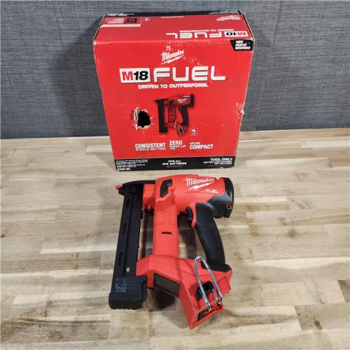 HOUSTON LOCATION - AS-IS (APPEARS LIKE NEW) M18 FUEL 18-Volt Lithium-Ion Brushless Cordless 18-Gauge 1/4 in. Narrow Crown Stapler (Tool-Only)