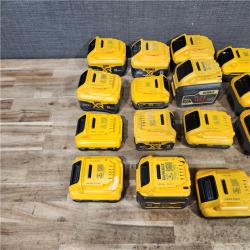 HOUSTON LOCATION - AS - IS DEWALT BATTERY PACK QTY - 15