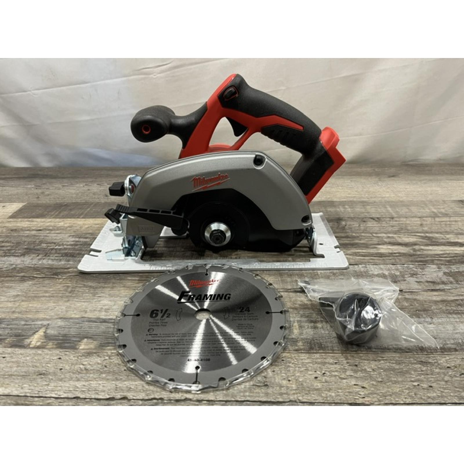AS-IS Milwaukee 18V Lithium-Ion Cordless 6-1/2 in. Circular Saw (Tool-Only)