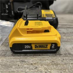 AS-IS DEWALT 20V MAX Lithium-Ion 15-Degree Electric Cordless Roofing Nailer Kit