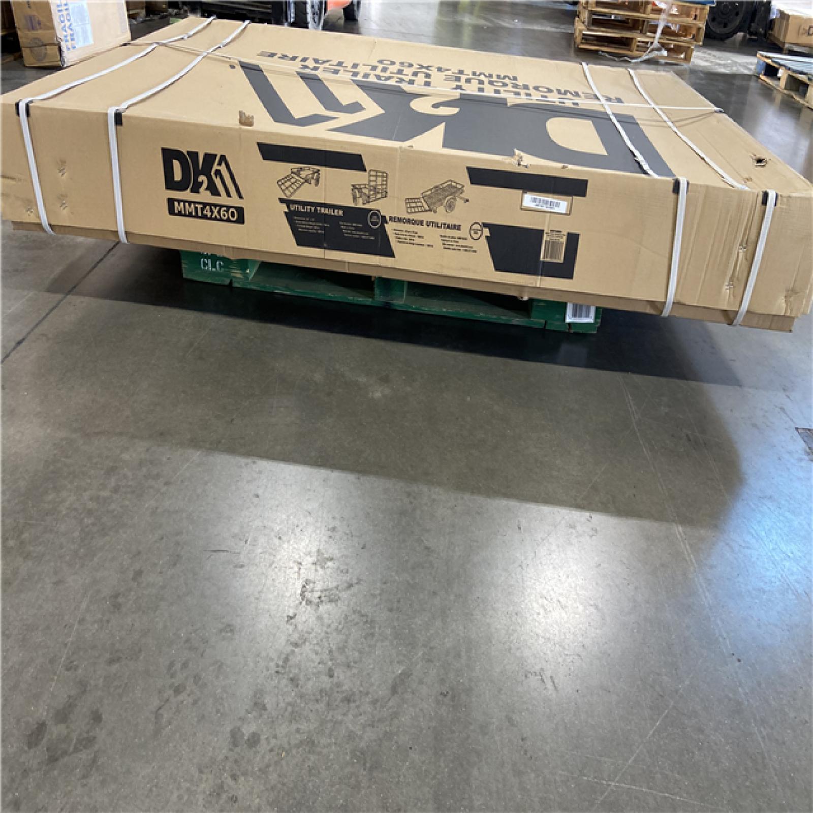 DALLAS LOCATION - DK2 by Marlon MMT4X6O 4 ft. x 6 ft. Single Axle Open Rail Utility Trailer | 1,314-lb Capacity with Ramp Gate