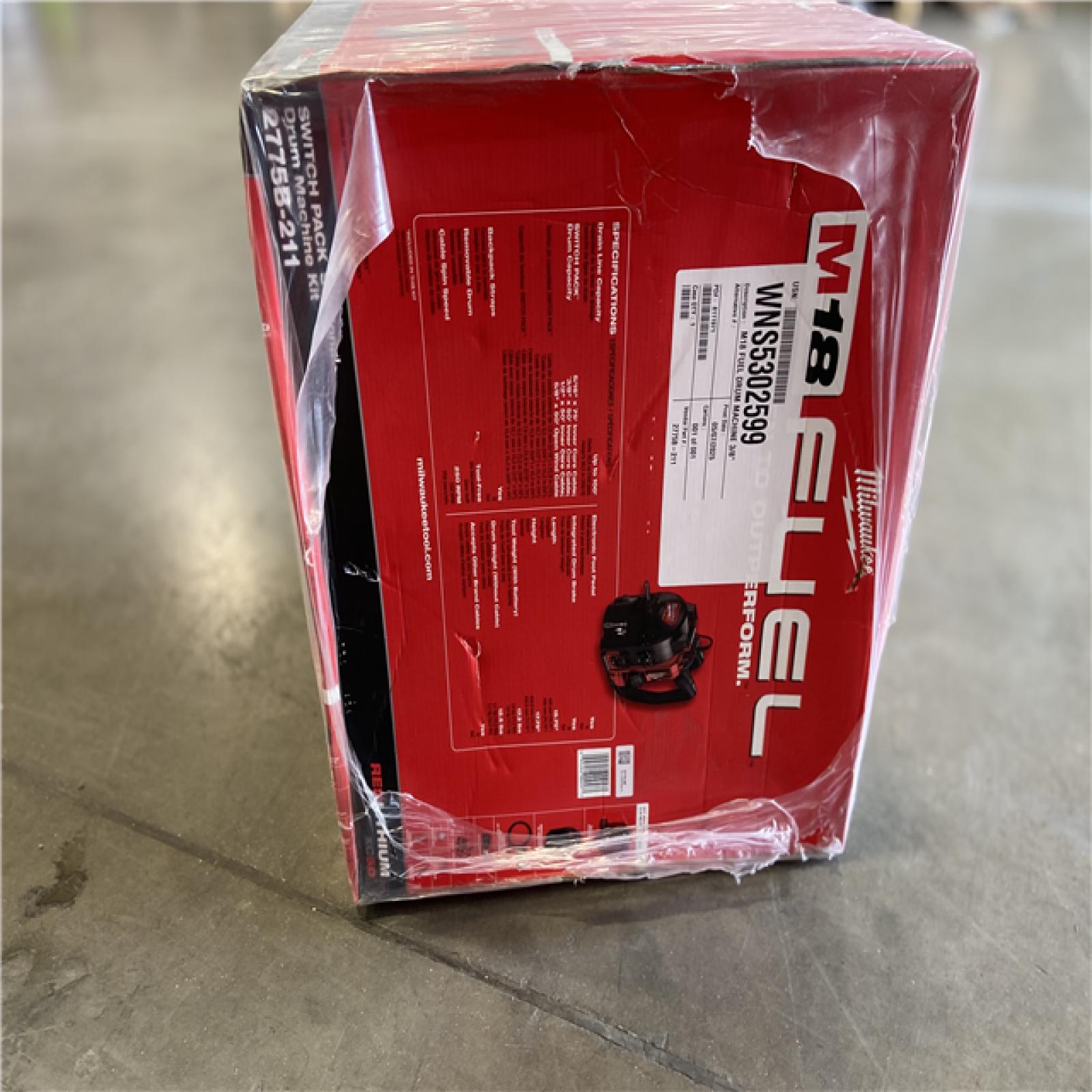 NEW! - Milwaukee M18 Fuel 18-Volt Lithium-Ion Brushless Cordless Drain Cleaning 3/8 in. Switch Pack Sectional Drum System Kit