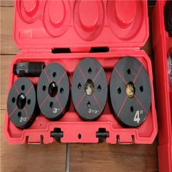 California AS-IS Milwaukee Force Logic M18 10-Ton Knockout Tool  Includes (2) Batteries  Charger & Hard Case; Appears in Excellent Condition