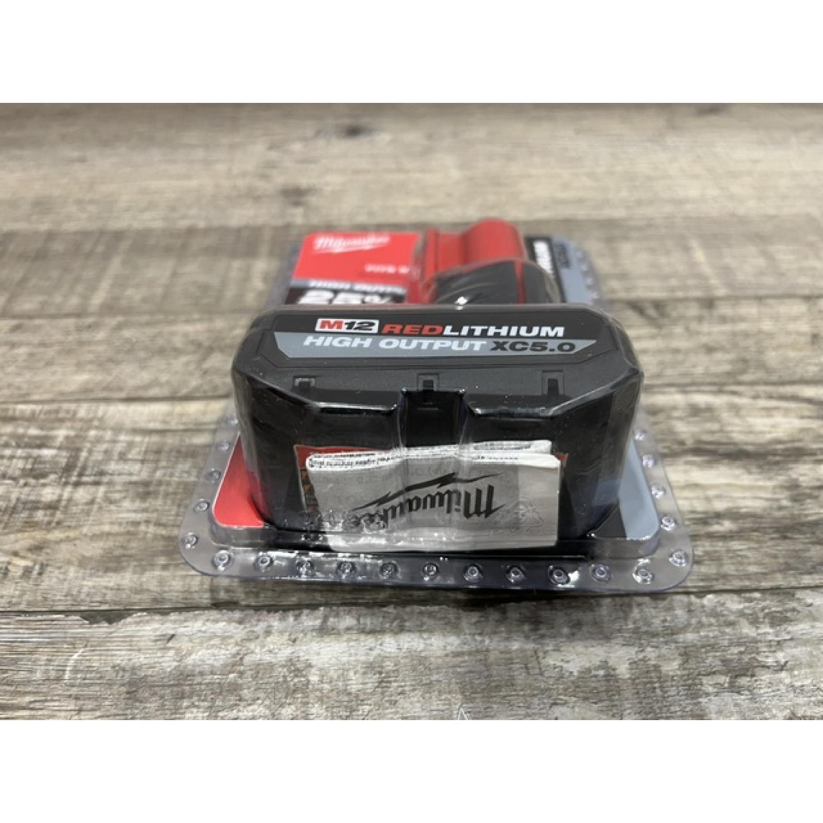 NEW - Milwaukee 12-Volt Lithium-Ion XC High Output 5.0 Ah Battery Pack