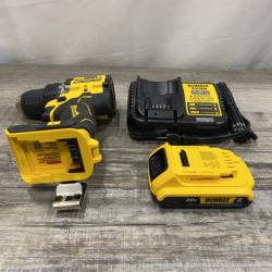 AS-IS DEWALT Atomic 20V Lithium-Ion Cordless Compact 1/2 in. Drill/Driver Kit