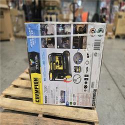 DALLAS LOCATION - Champion Power Equipment 9000-Watt Electric Start Tri Fuel 49 State Home Backup Portable Open Frame Inverter Generator with Quiet Technology