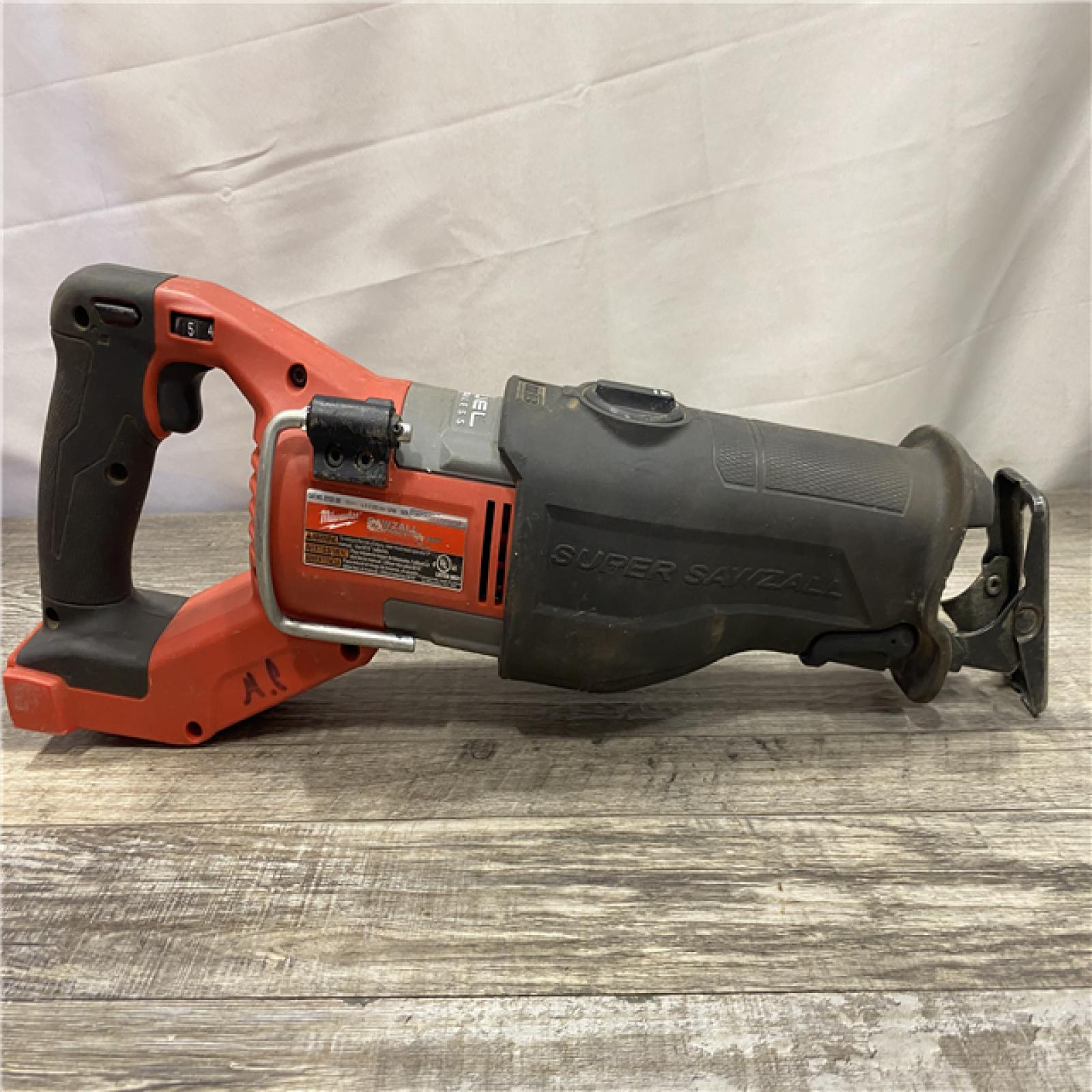 AS-IS Milwaukee FUEL 18V Lithium-Ion Brushless Cordless Super SAWZALL Orbital Reciprocating Saw (Tool-Only)