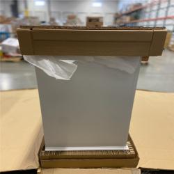 DALLAS LOCATION - Home Decorators Collection Doveton 60 in. Double Sink Freestanding White Bath Vanity with White Engineered Marble Top (Assembled)