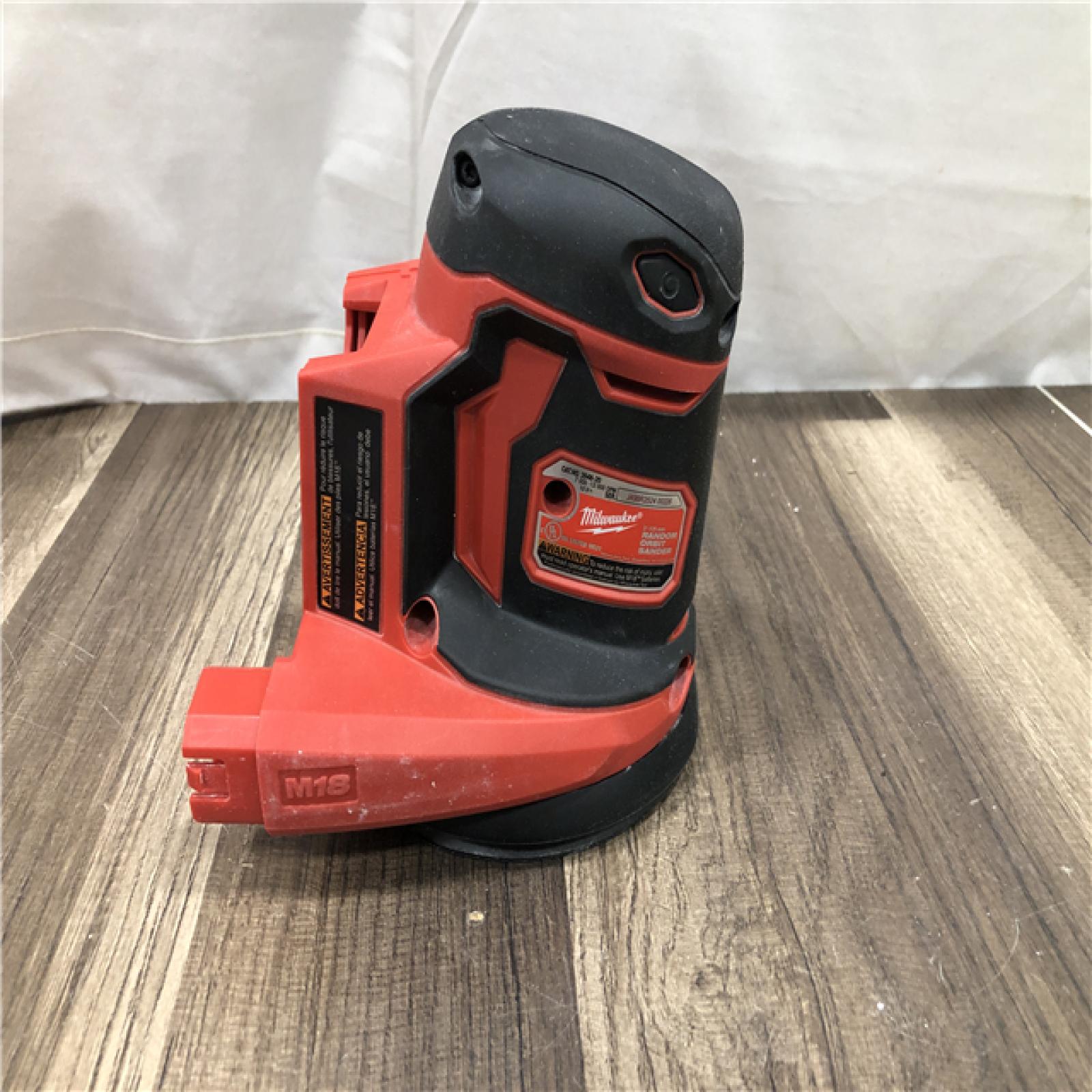 AS-IS Milwaukee 18V Lithium-Ion Cordless 5 in. Random Orbit Sander (Tool-Only)