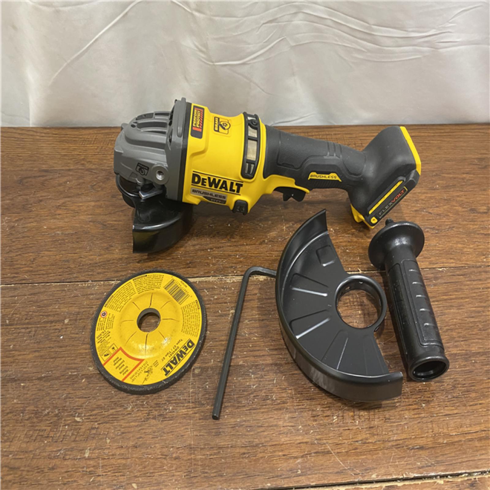 AS-IS DEWALT 60V MAX Cordless Brushless 4.5 in. to 6 in. Small Angle Grinder with Kickback Brake (Tool Only)