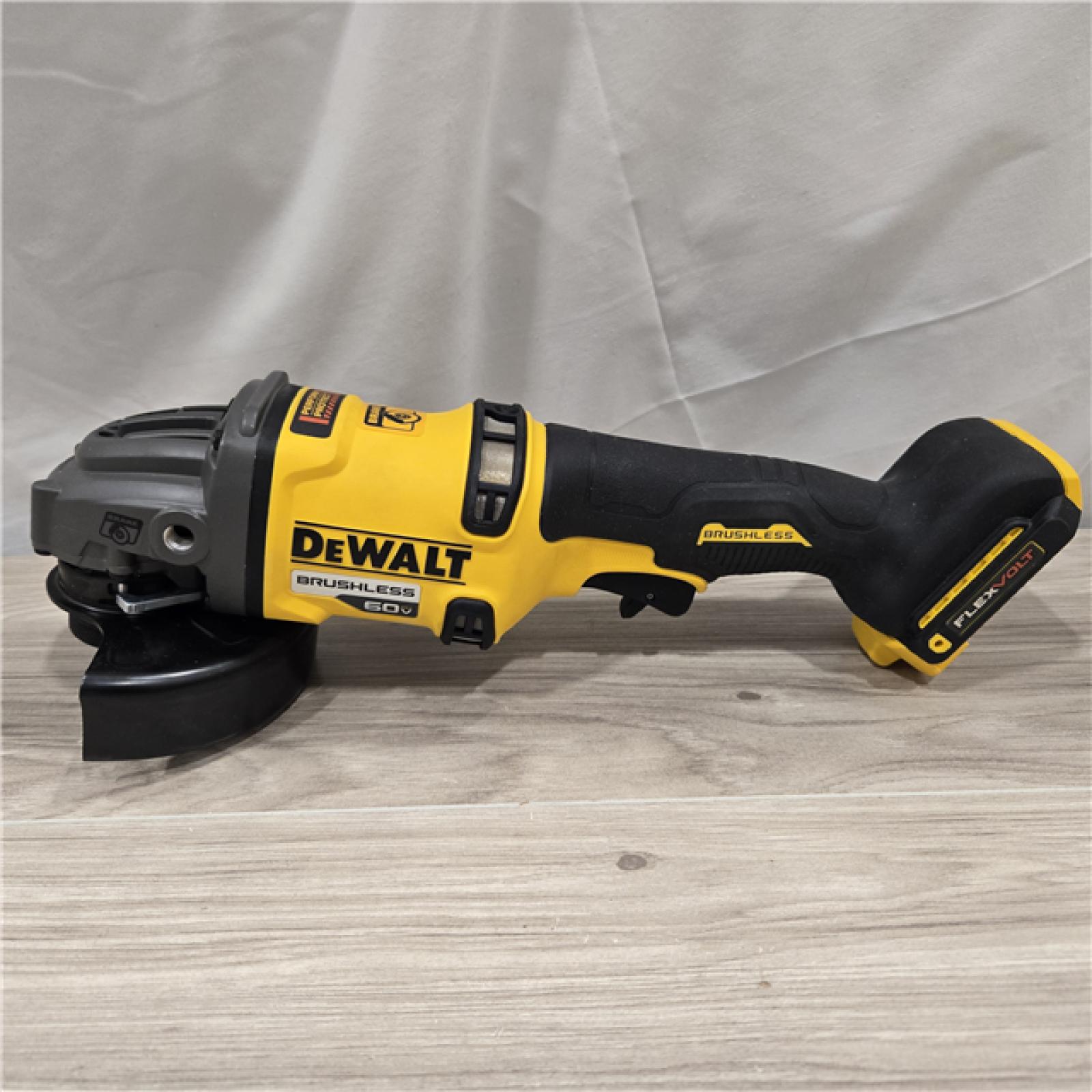 AS-IS DEWALT 60V MAX Cordless 4.5 in. to 6 in. Small Angle Grinder (Tool Only)