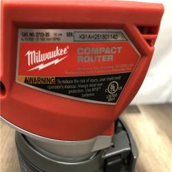 AS-IS Milwaukee M18 FUEL 18V Lithium-Ion Brushless Cordless Compact Router (Tool-Only)